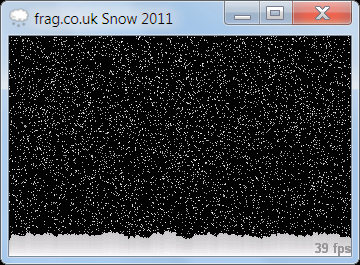 Snow Screensaver screenshot