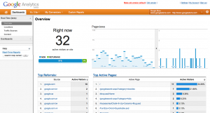 New real-time interface for Google Analytics